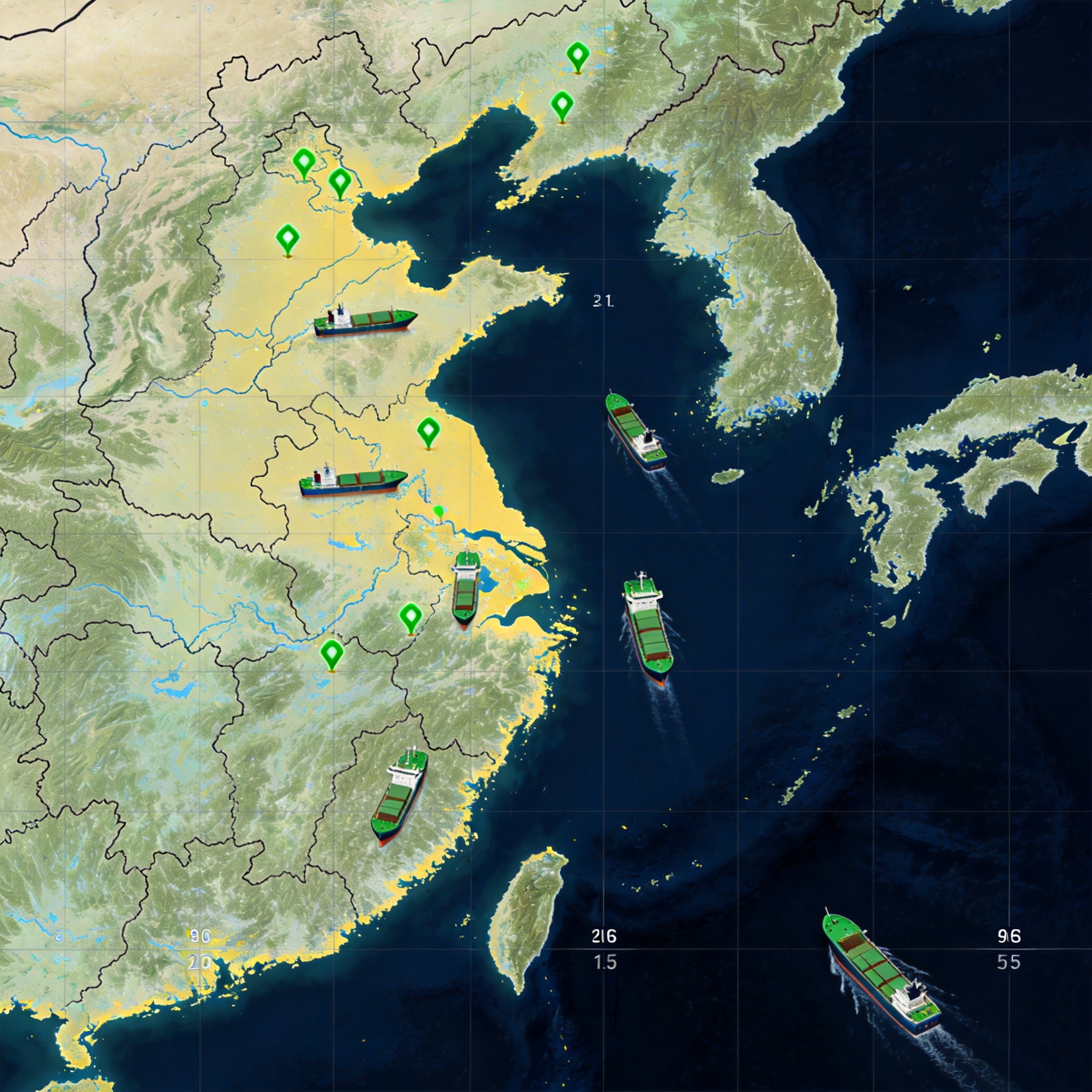 AIS船舶位置地图